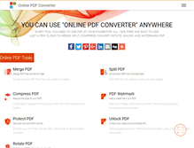 Tablet Screenshot of online-pdf-converter.com